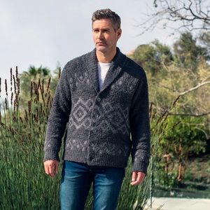 NWT Barefoot Dreams CozyChic® Men's Topanga Cardigan